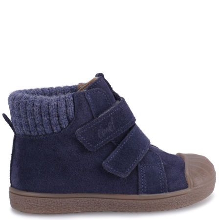 Toronto membrana granatowe trzewiki dziecięce ze skóry naturalnej