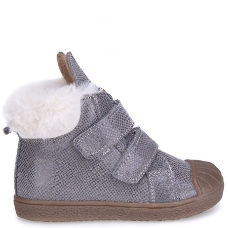 Toronto membrana szare trzewiki dziecięce ze skóry naturalnej