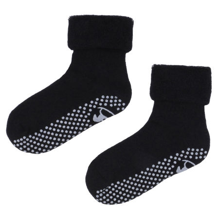 Skarpetki frotte antypoślizgowe czarne