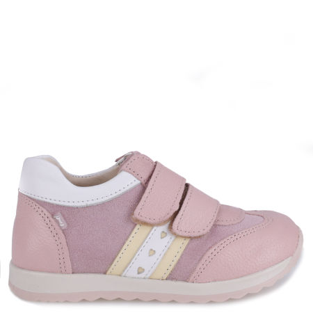 Colorado różowe trampki dziecięce ze skóry naturalnej