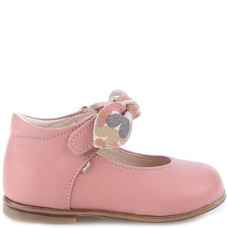 Roma Roczki® różowe baleriny dziecięce ze skóry naturalnej