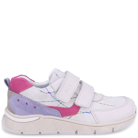 Barcelona kolorowe trampki dziecięce ze skóry naturalnej