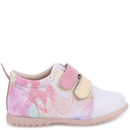 Lucco Roczki® różowe trzewiki dziecięce ze skóry naturalnej