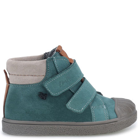 Toronto membrana turkusowe trzewiki dziecięce ze skóry naturalnej