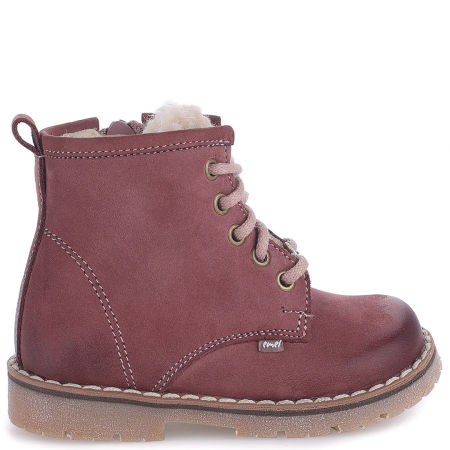 Bergen membrana fioletowe trzewiki dziecięce ze skóry naturalnej