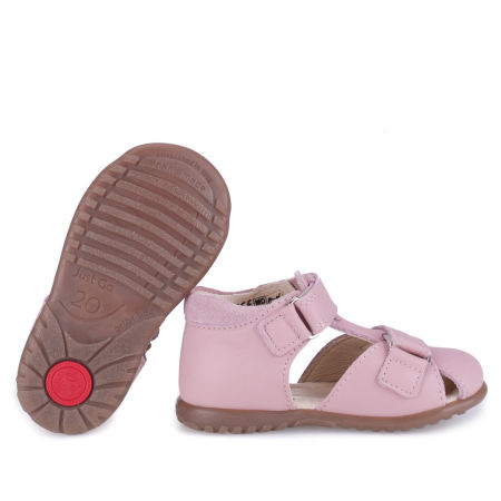 Alicante Roczki® różowe sandały dziecięce ze skóry naturalnej - ES 1780-13 zdjęcie 3