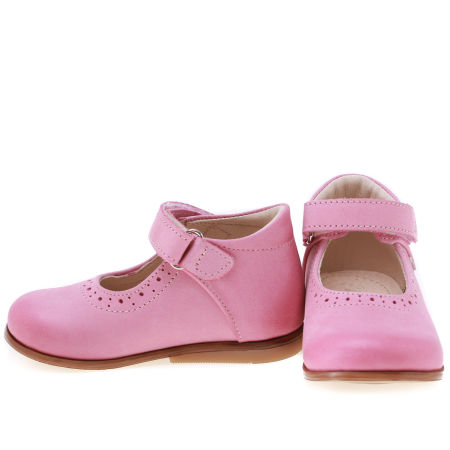 Milano Roczki® różowe baleriny dziecięce ze skóry naturalnej - E 2397-2 zdjęcie 3