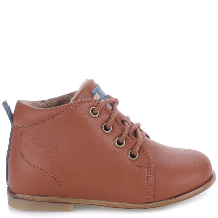 Copenhagen Roczki® membrana brązowe trzewiki dziecięce ze skóry naturalnej