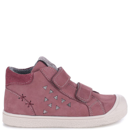 Hanover membrana różowe trampki dziecięce ze skóry naturalnej