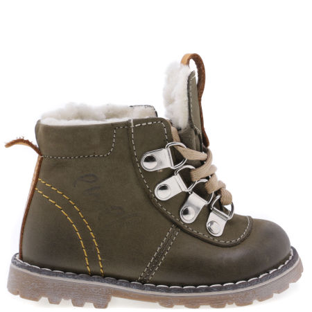 Ontario (20-25) Membrana zielone trzewiki dziecięce ze skóry naturalnej