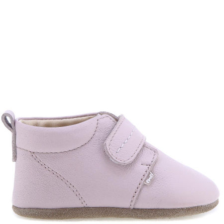 Niechodki różowe ze skóry naturalnej na rzep