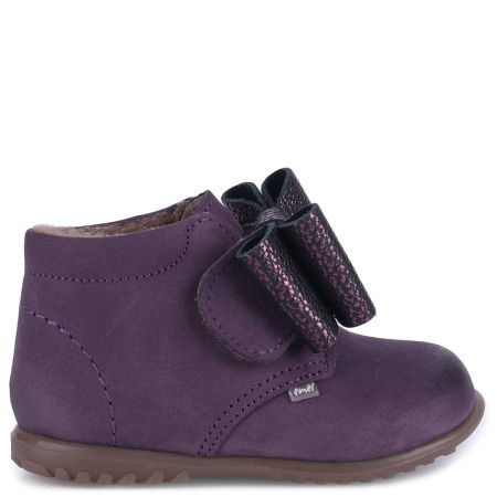 Como Roczki® membrana fioletowe trzewiki dziecięce ze skóry naturalnej
