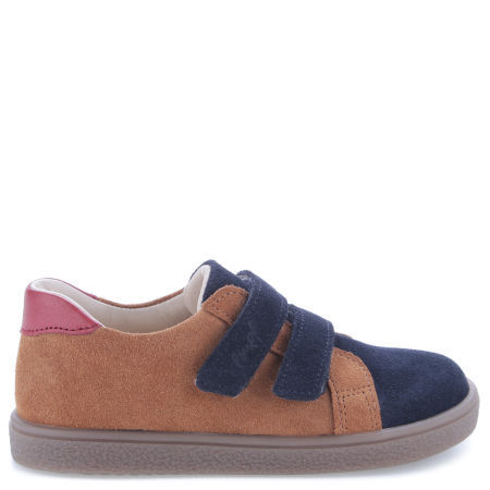 Madrid brązowe trampki dziecięce ze skóry naturalnej