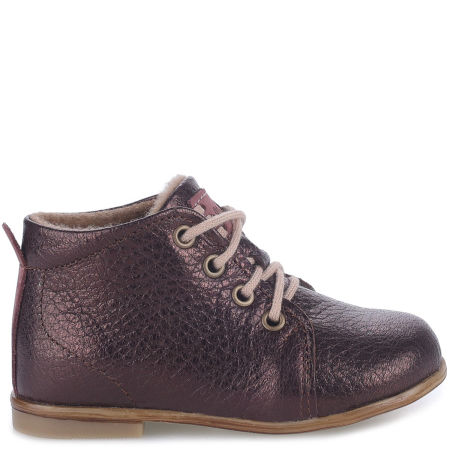 Copenhagen Roczki® membrana bordowe trzewiki dziecięce ze skóry naturalnej