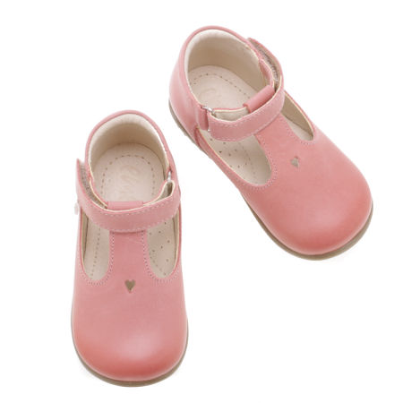 Portofino Roczki® różowe baleriny dziecięce ze skóry naturalnej - ES 2409C zdjęcie 4