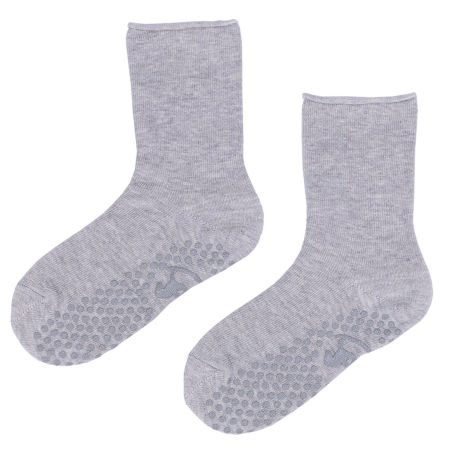 Skarpetki bawełniane antypoślizgowe szare