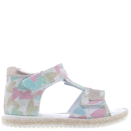 Florida kolorowe sandały dziecięce ze skóry naturalnej