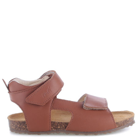 California brązowe sandały dziecięce ze skóry naturalnej