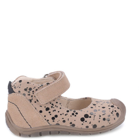 Forio Roczki® beżowe baleriny dziecięce ze skóry naturalnej