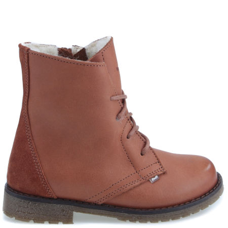 Natori membrana brązowe trzewiki dziecięce ze skóry naturalnej