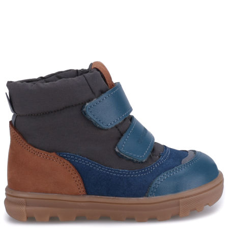 Everest membrana granatowe śniegowce dziecięce ze skóry naturalnej