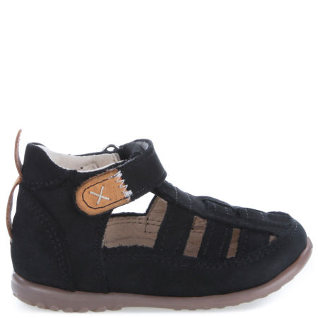 Faro Roczki® czarne baleriny dziecięce ze skóry naturalnej