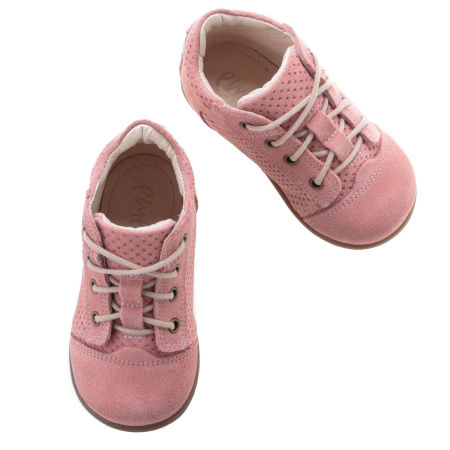 Boston Roczki® różowe trzewiki dziecięce ze skóry naturalnej - ES 2429C-6 zdjęcie 1