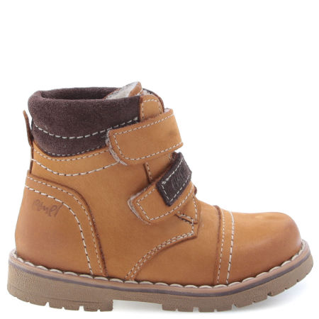 Stockholm membrana brązowe trzewiki dziecięce ze skóry naturalnej