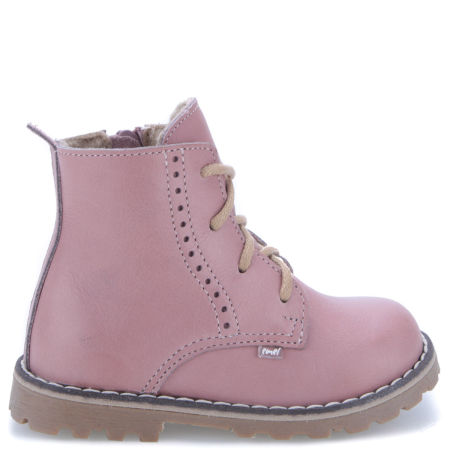 Veneto membrana różowe trzewiki dziecięce ze skóry naturalnej