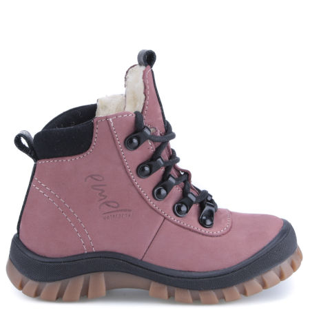 McKinley membrana różowe traperki dziecięce ze skóry naturalnej