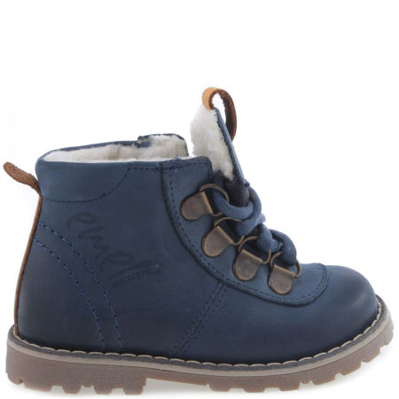 Ontario membrana granatowe trzewiki dziecięce ze skóry naturalnej