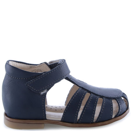 Havana Roczki® granatowe sandały dziecięce ze skóry naturalnej