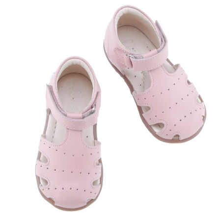 Palma Roczki® różowe sandały dziecięce ze skóry naturalnej - ES 1646-10 zdjęcie 2