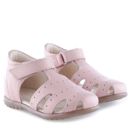 Palma Roczki® różowe sandały dziecięce ze skóry naturalnej - ES 1646-10 zdjęcie 3