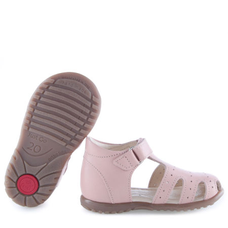 Palma Roczki® różowe sandały dziecięce ze skóry naturalnej - ES 1646-10 zdjęcie 4
