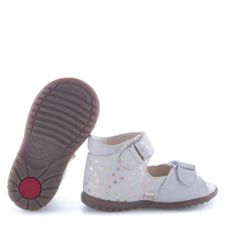 Malaga Roczki® białe sandały dziecięce ze skóry naturalnej - ES 2431A-9 zdjęcie 4