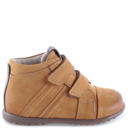 Brooklyn Roczki® musztardowe trzewiki dziecięce ze skóry naturalnej