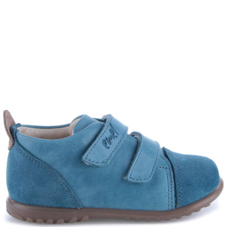 Malmo Roczki® niebieskie trzewiki dziecięce ze skóry naturalnej