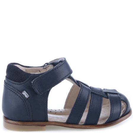 Pasadena Roczki® granatowe sandały dziecięce ze skóry naturalnej