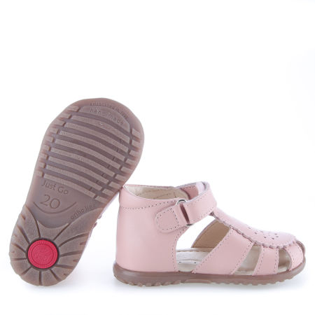 Bali Roczki® różowe sandały ze skóry naturalnej - ES 1214D zdjęcie 2