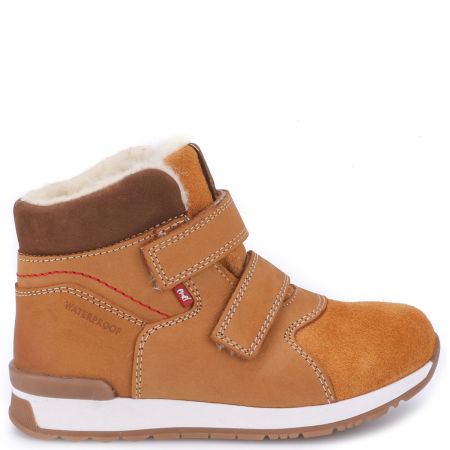 Dolomiti membrana brązowe trzewiki dziecięce ze skóry naturalnej