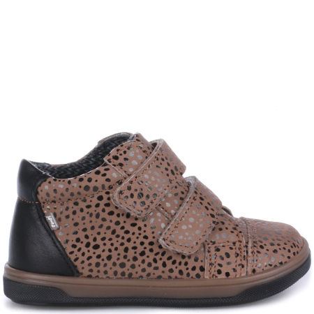 Amsterdam membrana beżowe trzewiki dziecięce ze skóry naturalnej