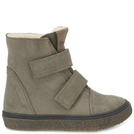 Montana membrana zielone trzewiki dziecięce ze skóry naturalnej