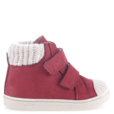 Toronto membrana czerwone trampki dziecięce ze skóry naturalnej