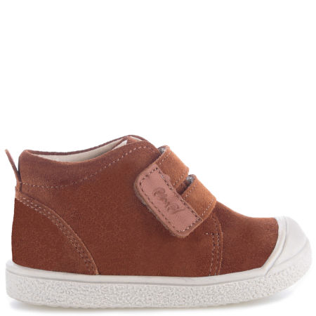 Glasgow brązowe trampki dziecięce ze skóry naturalnej
