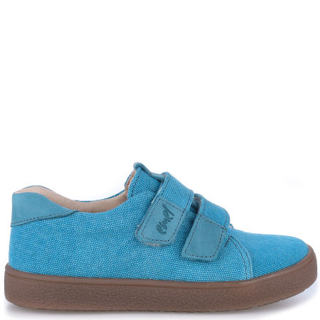 Madrid niebieskie trampki dziecięce ze skóry naturalnej