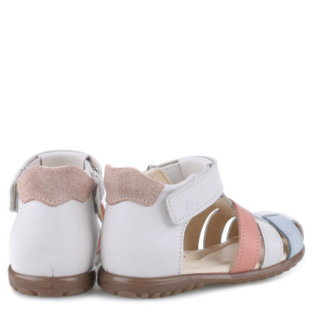 Panama Roczki® białe sandały dziecięce ze skóry naturalnej - ES 1078-44 zdjęcie 3