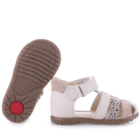 Panama Roczki® białe sandały dziecięce ze skóry naturalnej - ES 1078-45 zdjęcie 1