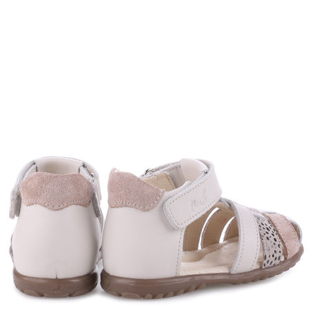 Panama Roczki® białe sandały dziecięce ze skóry naturalnej - ES 1078-45 zdjęcie 3