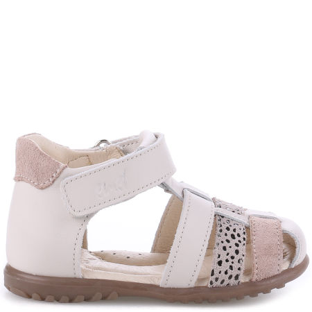 Panama Roczki® białe sandały dziecięce ze skóry naturalnej - ES 1078-45 zdjęcie 4